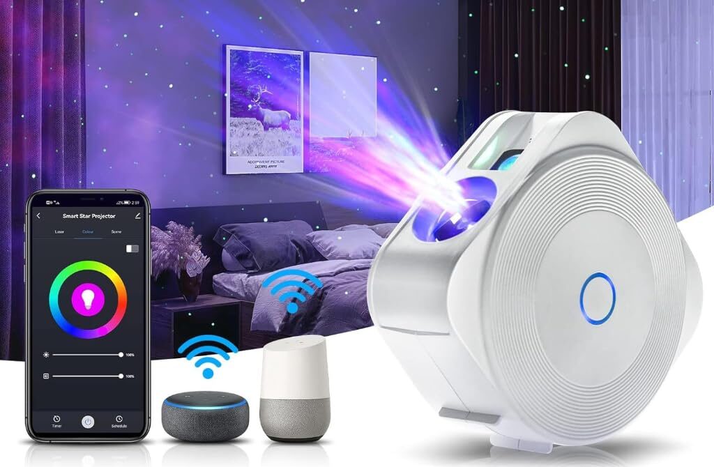 Smart Star Projector Light for Kids Adults Bedroom,Room Decor