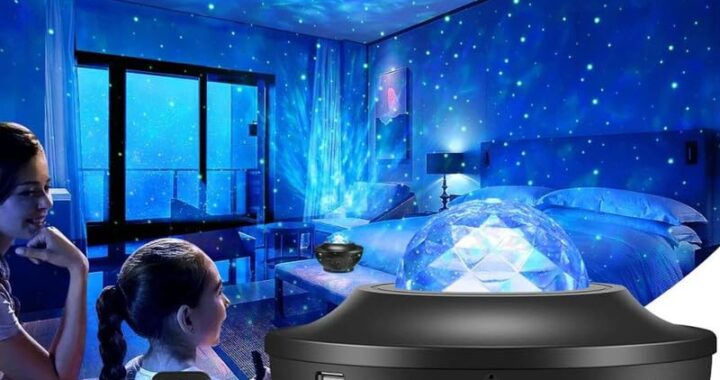 Star Projector for Bedroom with Music Bluetooth Speaker – Galaxy Projector and Starry Night Light