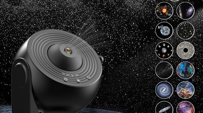 Star Projector – Planetarium Galaxy Projector for Bedroom Decor with 4K Replaceable Galaxy Discs