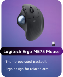 Logitech Ergo M575 Ergonomic Mouse